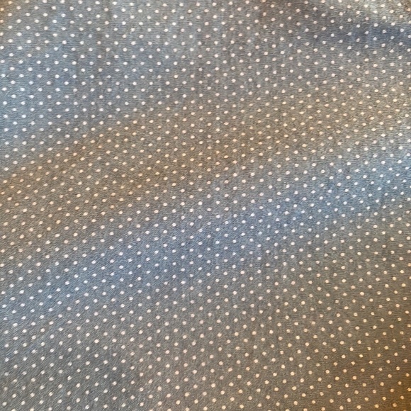 JCrew Poplin microdot button down shirt.  Blue.  Large. - Picture 3 of 3